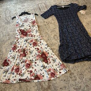 Lot of two women’s Lularoe dresses